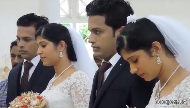Egizak ruhoniylar egizak aka-uka va egizak opa-singillarni nikohdan o‘tkazdi