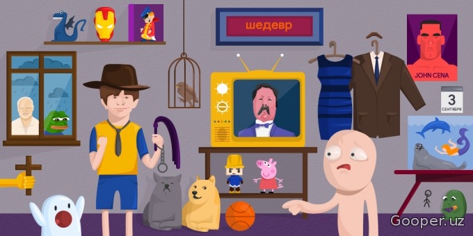 Google 2015-yilda runetda eng ommabop bo‘lgan memlarni bitta rasmda jamladi