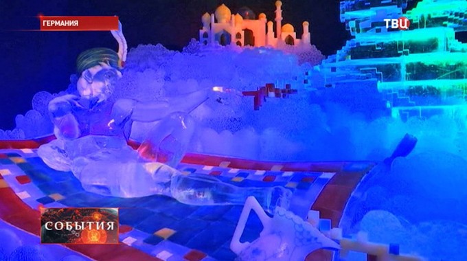 Germaniyada “Ming bir kecha” qahramonlaridan muzli shahar qurildi