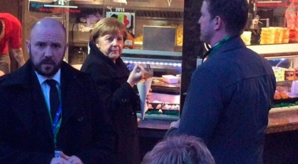 Germaniya kansleri Angela Merkel kartoshka-fri eyish uchun Yevroittifoq sammitini tark etdi