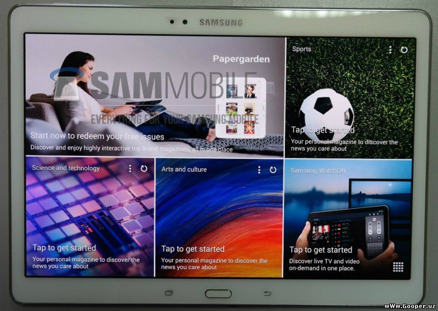 13 dyuymli Samsung Galaxy Tab S planshetining ilk suratlari paydo bo‘ldi