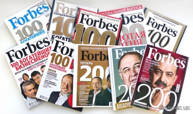 Forbes innovatsion kompaniyalar reytingini e'lon qildi