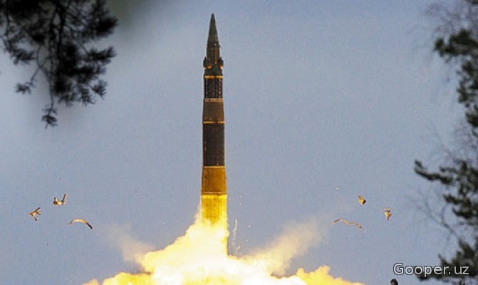 Rossiyadan uchirilgan RS-12M “Topol” ballistik raketasi Toshkent osmonida ko'rinish berdi(mi?)